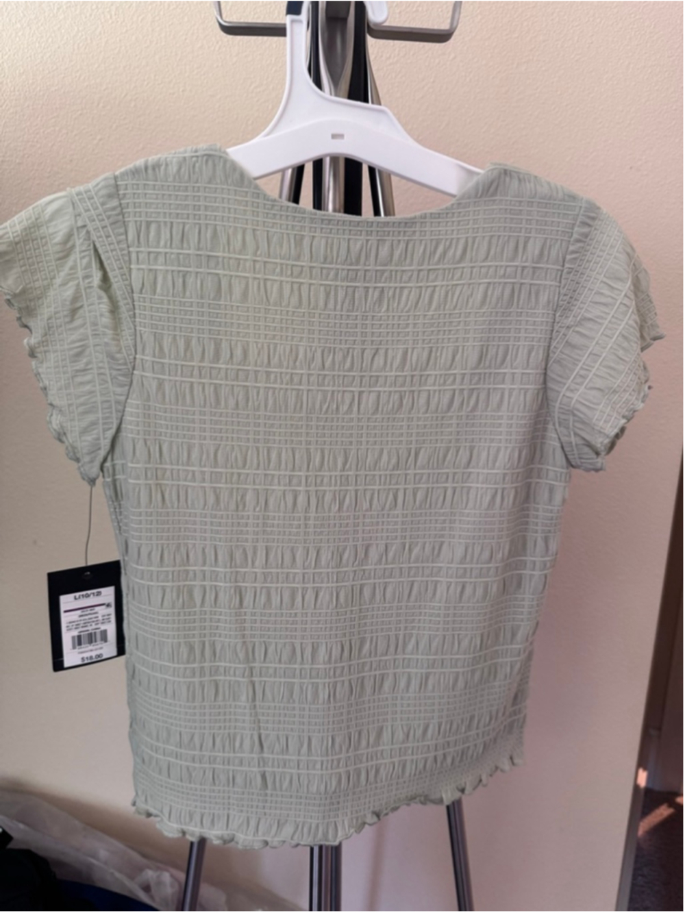 Art Class Girls Light Green Short Sleeve Tee Large - Picture 3 of 4